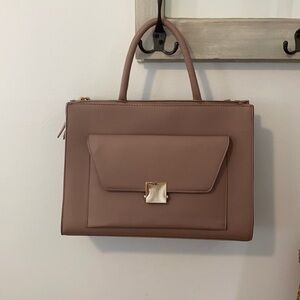 NWT Vegan leather Mauve purse